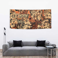 Hibiscus Mix African Pattern Tapestry - Wonder Print Shop