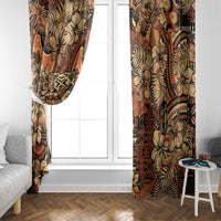 Hibiscus Mix African Pattern Window Curtain - Wonder Print Shop