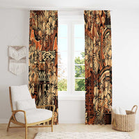Hibiscus Mix African Pattern Window Curtain - Wonder Print Shop