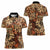 Hibiscus Mix African Pattern Women Polo Shirt - Wonder Print Shop