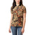 Hibiscus Mix African Pattern Women Polo Shirt - Wonder Print Shop