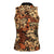 Hibiscus Mix African Pattern Women Sleeveless Polo Shirt - Wonder Print Shop