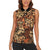Hibiscus Mix African Pattern Women Sleeveless Polo Shirt - Wonder Print Shop