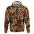 Hibiscus Mix African Pattern Zip Hoodie - Wonder Print Shop