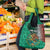 Personalised Viva La Mexico Grocery Bag Coat Of Arms Aztec Mix Otomi Patterns