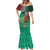 Personalised Viva La Mexico Mermaid Dress Coat Of Arms Aztec Mix Otomi Patterns - Wonder Print Shop