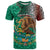 Personalised Viva La Mexico T Shirt Coat Of Arms Aztec Mix Otomi Patterns - Wonder Print Shop