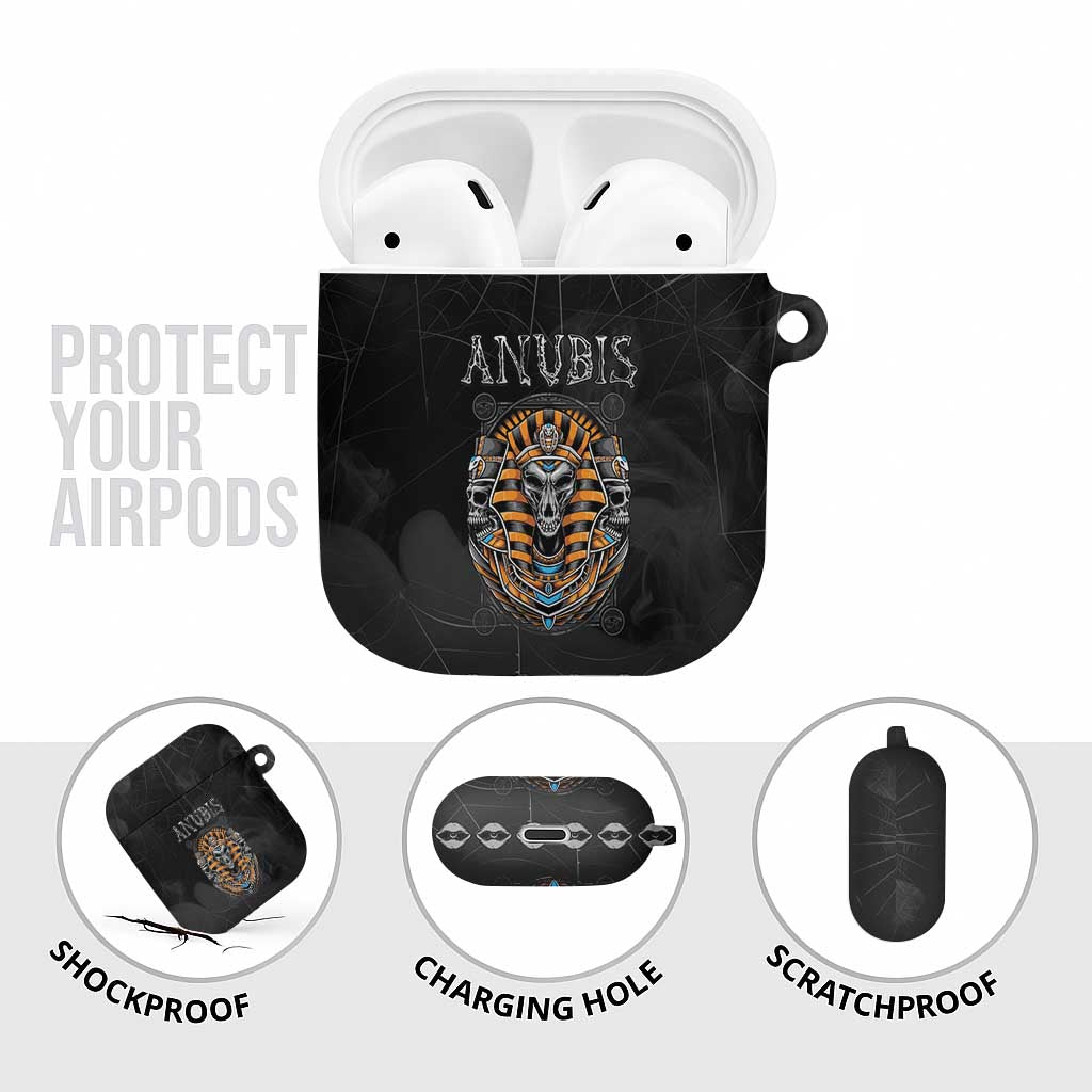 Halloween Egypt AirPods Case Skull Anubis - Wonder Print Shop