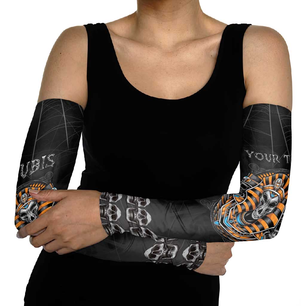 Personalized Halloween Egypt Arm Sleeves Skull Anubis - Wonder Print Shop
