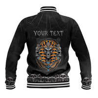 Personalized Halloween Egypt Baseball Jacket Skull Anubis - Wonder Print Shop