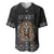 Personalized Halloween Egypt Baseball Jersey Skull Anubis - Wonder Print Shop