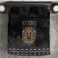 Halloween Egypt Bedding Set Skull Anubis - Wonder Print Shop