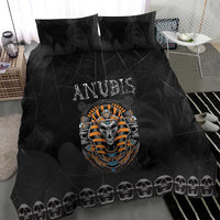 Halloween Egypt Bedding Set Skull Anubis - Wonder Print Shop