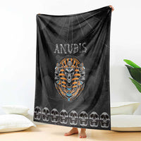 Halloween Egypt Blanket Skull Anubis - Wonder Print Shop