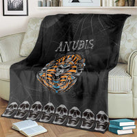 Halloween Egypt Blanket Skull Anubis - Wonder Print Shop