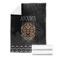 Halloween Egypt Blanket Skull Anubis - Wonder Print Shop