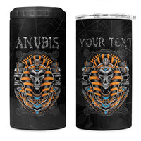Personalized Halloween Egypt 4 in 1 Can Cooler Tumbler Skull Anubis - Wonder Print Shop