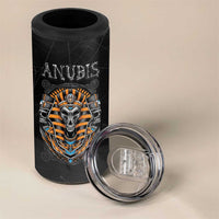 Personalized Halloween Egypt 4 in 1 Can Cooler Tumbler Skull Anubis - Wonder Print Shop