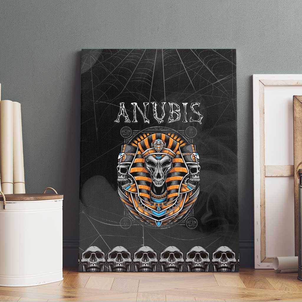 Halloween Egypt Canvas Wall Art Skull Anubis - Wonder Print Shop
