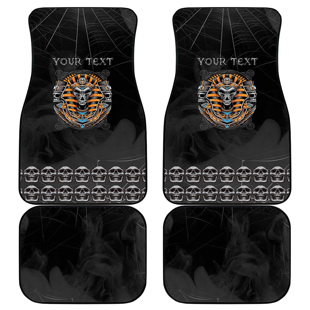 Personalized Halloween Egypt Car Mats Skull Anubis - Wonder Print Shop