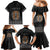 Personalized Halloween Egypt Family Matching Mermaid Dress and Hawaiian Shirt Skull Anubis - Wonder Print Shop