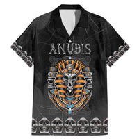 Personalized Halloween Egypt Family Matching Mermaid Dress and Hawaiian Shirt Skull Anubis - Wonder Print Shop