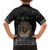Personalized Halloween Egypt Family Matching Off The Shoulder Long Sleeve Dress and Hawaiian Shirt Skull Anubis - Wonder Print Shop