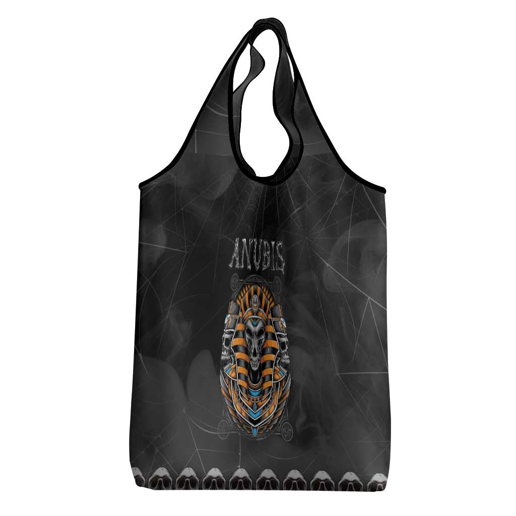 Halloween Egypt Grocery Bag Skull Anubis - Wonder Print Shop