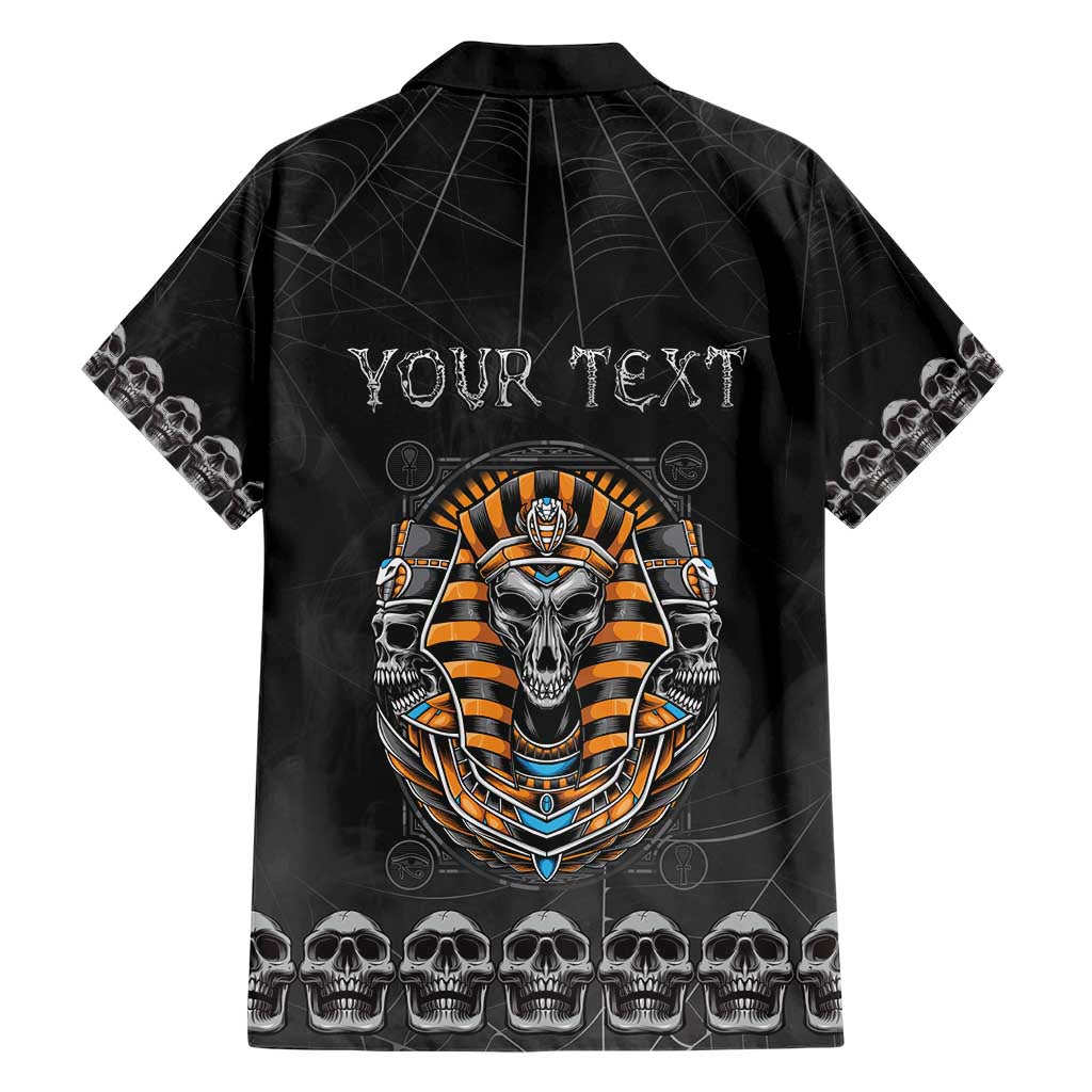 Personalized Halloween Egypt Hawaiian Shirt Skull Anubis - Wonder Print Shop