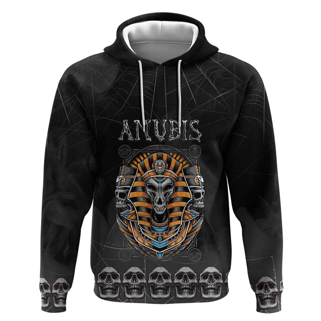 Personalized Halloween Egypt Hoodie Skull Anubis - Wonder Print Shop
