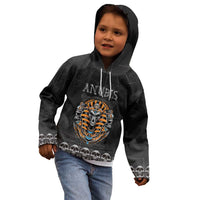 Personalized Halloween Egypt Kid Hoodie Skull Anubis - Wonder Print Shop
