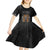 Personalized Halloween Egypt Kid Short Sleeve Dress Skull Anubis - Wonder Print Shop