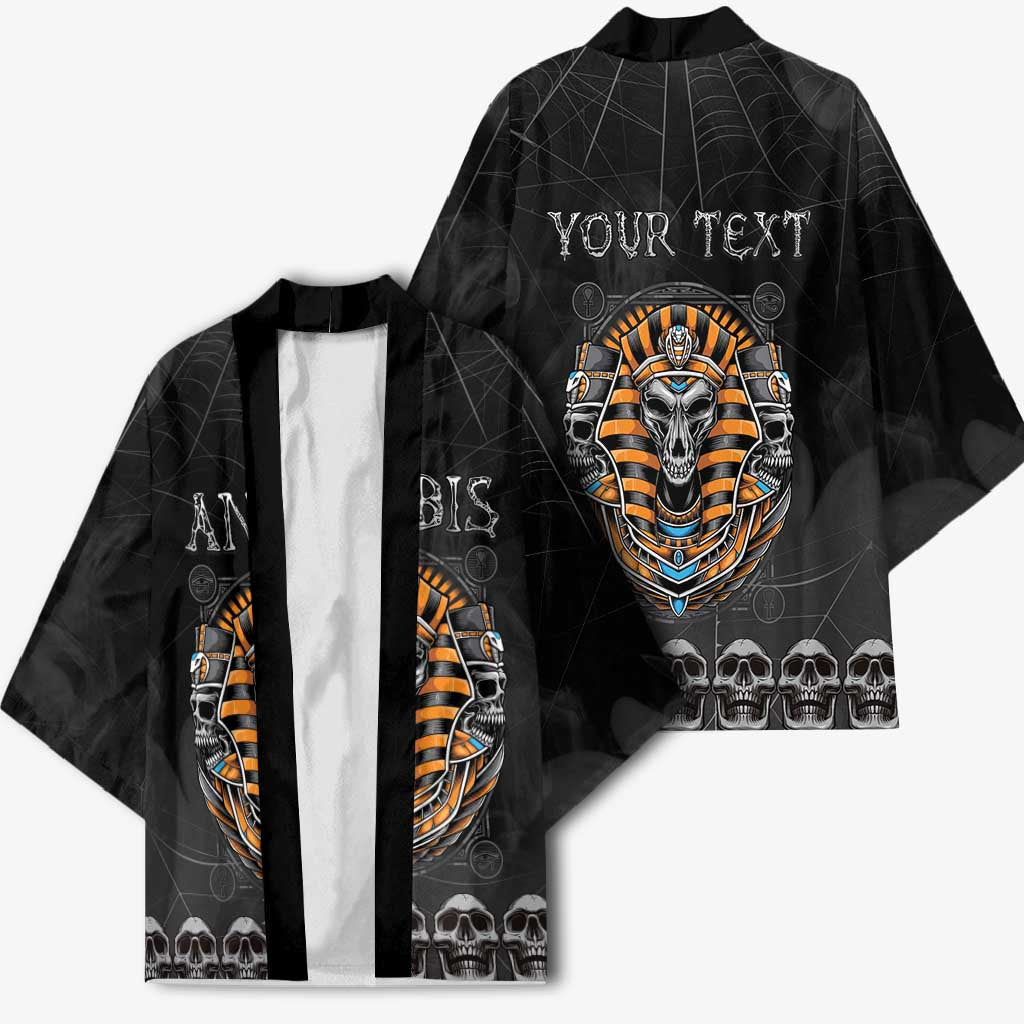 Personalized Halloween Egypt Kimono Skull Anubis - Wonder Print Shop