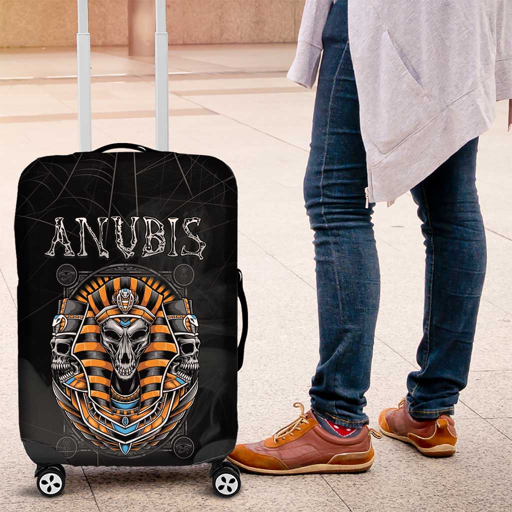 Halloween Egypt Luggage Cover Skull Anubis - Wonder Print Shop