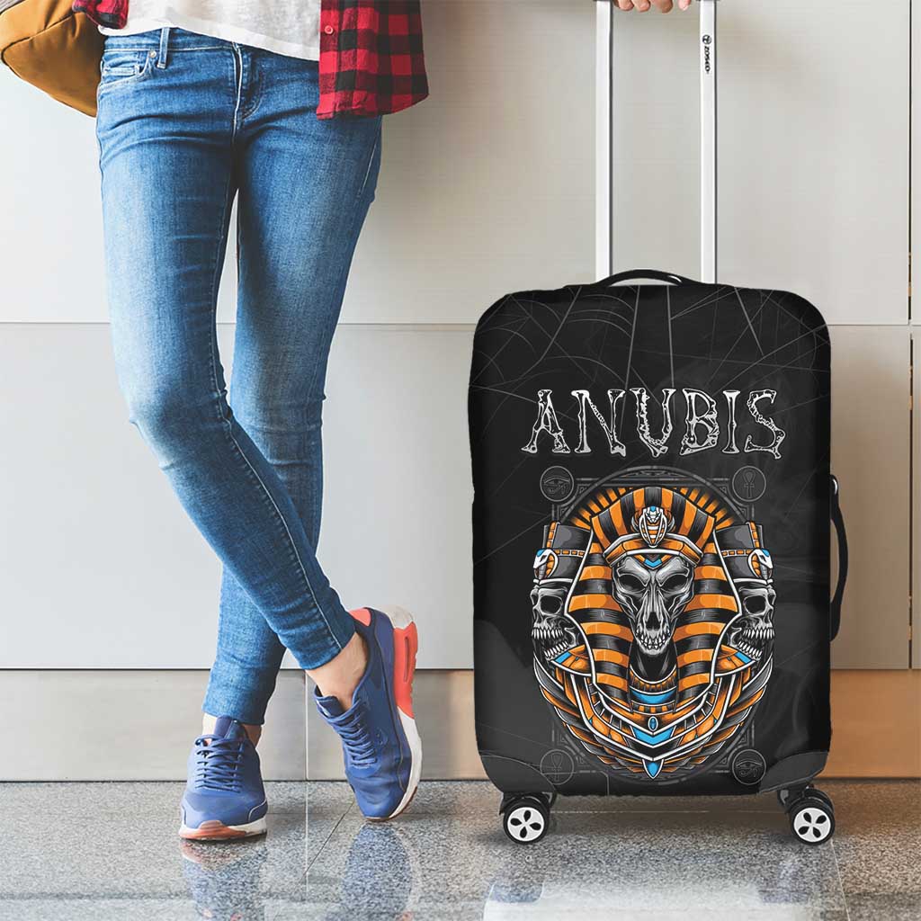 Halloween Egypt Luggage Cover Skull Anubis - Wonder Print Shop