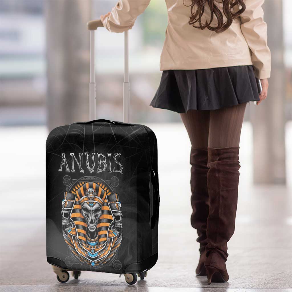 Halloween Egypt Luggage Cover Skull Anubis - Wonder Print Shop
