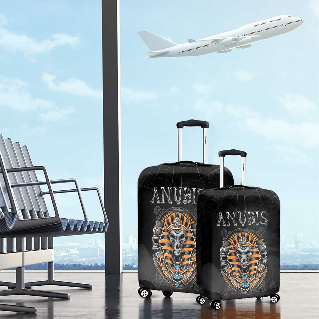 Halloween Egypt Luggage Cover Skull Anubis - Wonder Print Shop
