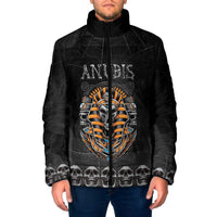Personalized Halloween Egypt Padded Jacket Skull Anubis - Wonder Print Shop