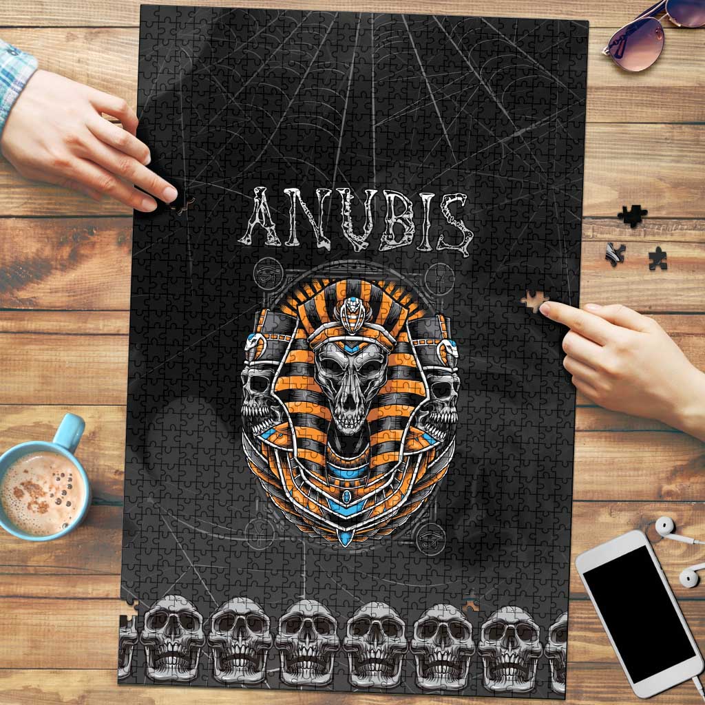 Halloween Egypt Puzzle Skull Anubis - Wonder Print Shop