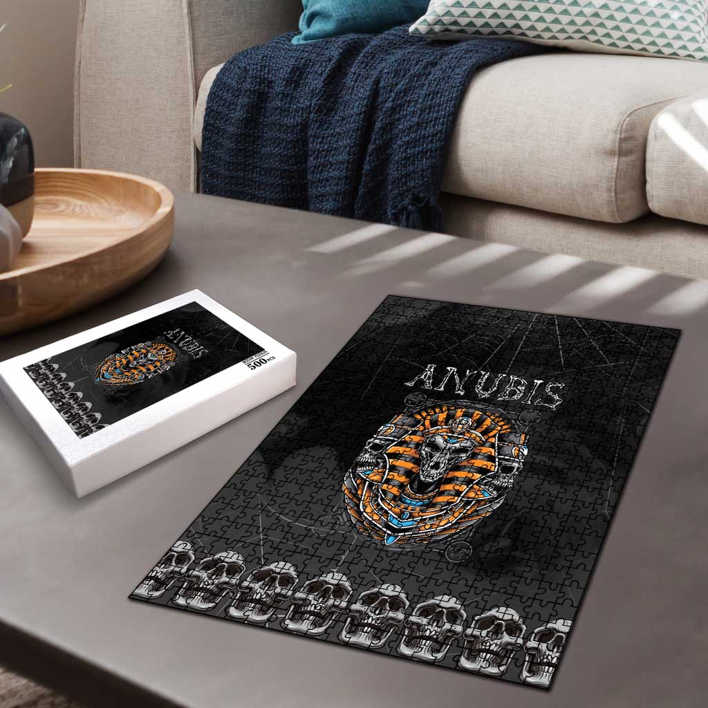 Halloween Egypt Puzzle Skull Anubis - Wonder Print Shop