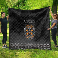 Halloween Egypt Quilt Skull Anubis - Wonder Print Shop