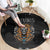 Halloween Egypt Round Carpet Skull Anubis - Wonder Print Shop