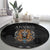 Halloween Egypt Round Carpet Skull Anubis - Wonder Print Shop