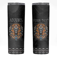Personalized Halloween Egypt Skinny Tumbler Skull Anubis - Wonder Print Shop