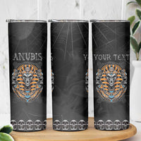 Personalized Halloween Egypt Skinny Tumbler Skull Anubis - Wonder Print Shop