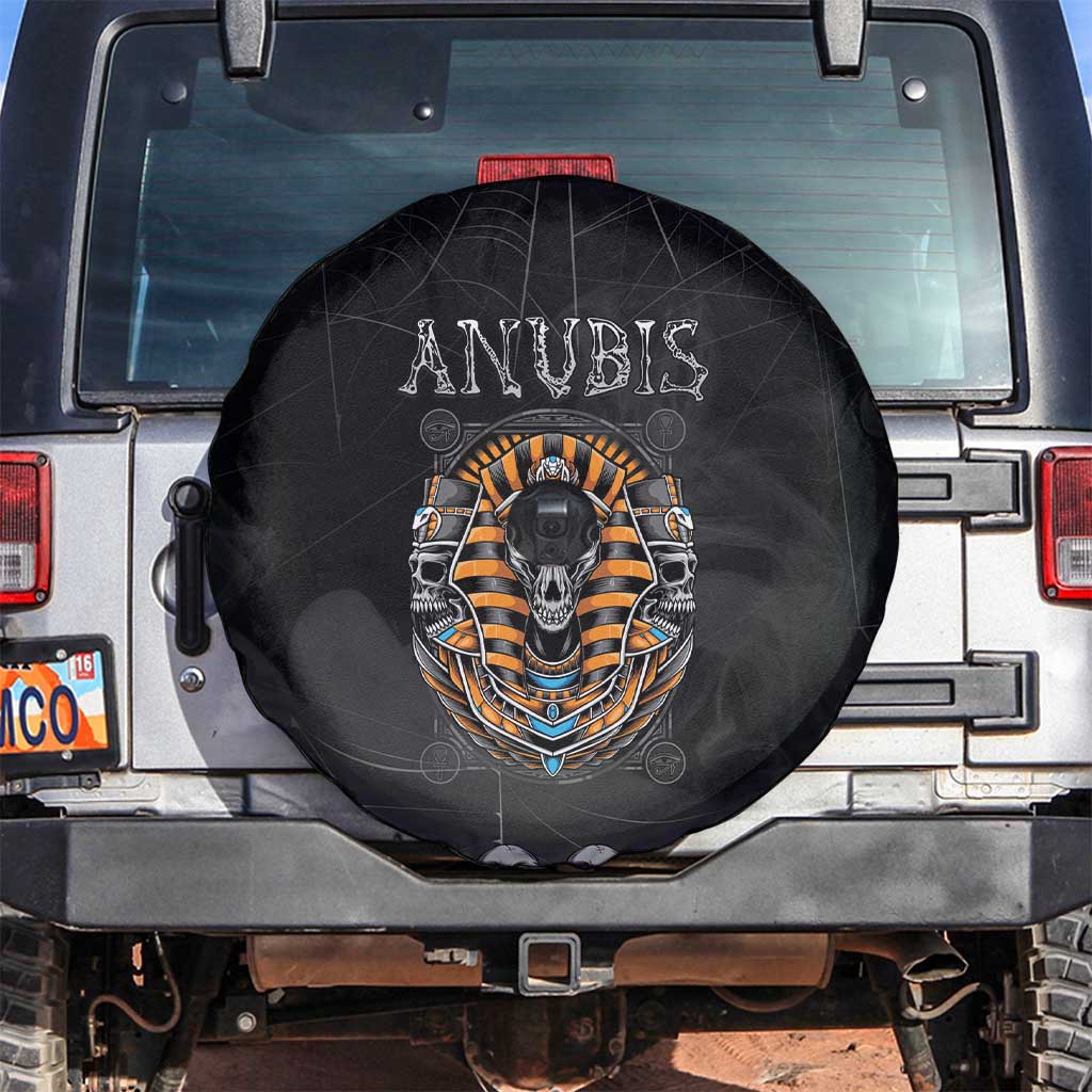 Halloween Egypt Spare Tire Cover Skull Anubis - Wonder Print Shop