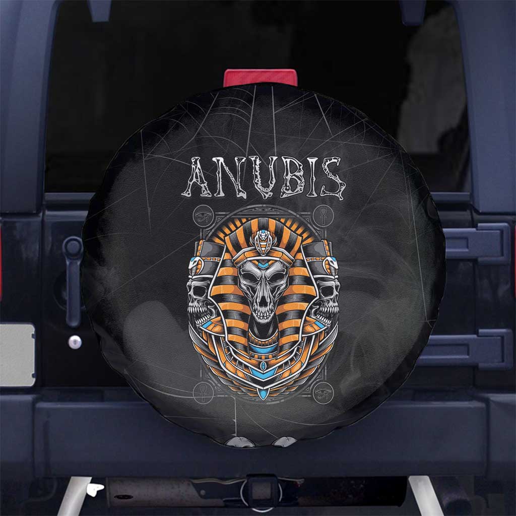 Halloween Egypt Spare Tire Cover Skull Anubis - Wonder Print Shop