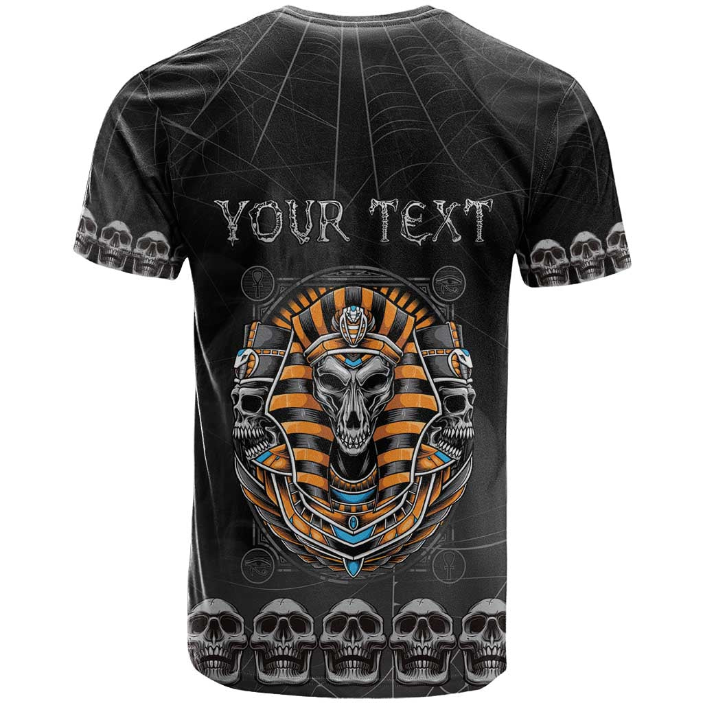 Personalized Halloween Egypt T Shirt Skull Anubis - Wonder Print Shop