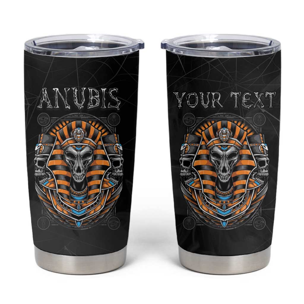 Personalized Halloween Egypt Tumbler Cup Skull Anubis - Wonder Print Shop