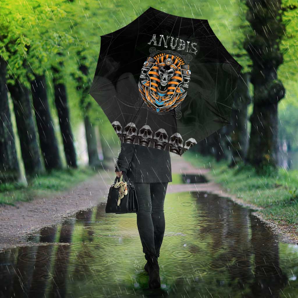 Halloween Egypt Umbrella Skull Anubis - Wonder Print Shop